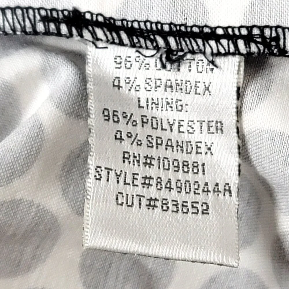 Donna Ricco New York Black White Polka Dot Strapless A-Line Retro Dress 14